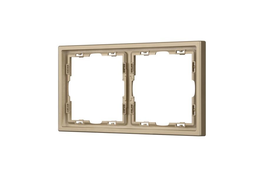 Рамка пластиковая Arlight FRM-NOBE-SFPL-2-GD 054217