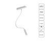 Трековый магнитный светильник Arte Lamp Rapid A1162PL-1WH