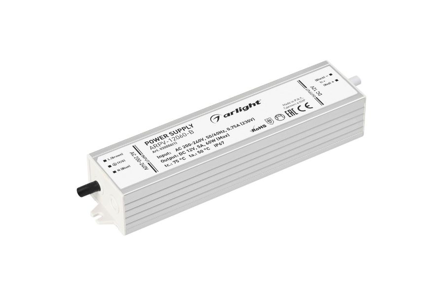 Блок питания Arlight ARPV-12060-B (12V, 5.0A, 60W) 020006(1)