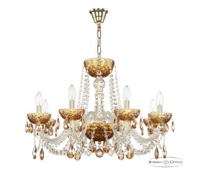 Купить Подвесная люстра Bohemia Ivele Crystal 5402/8/240 G Amber/M-1F K721 Подвесная люстра Bohemia Ivele Crystal 5402/8/240 G Amber/M-1F K721