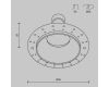 Встраиваемый светильник Maytoni Technical Share DL126-GU10-TRS-B