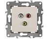 Розетка Эра Серия 12 12-3113-02 RCA IP20 слоновая кость Б0027472