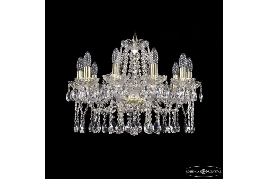 Подвесная люстра Bohemia Ivele Crystal 1413/10/200 G