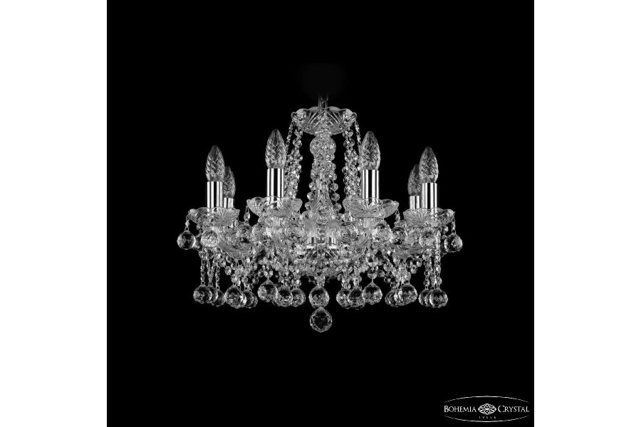 Подвесная люстра Bohemia Ivele Crystal 1413/8/165 Ni Balls