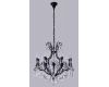 Подвесная люстра Crystal Lux Magnifico SP13 Black/Transparent