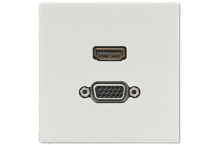 Розетка HDMI/VGA Jung MALS1173LG