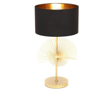Настольная лампа Lumina Deco Fonti LDT 5534 GD+BK