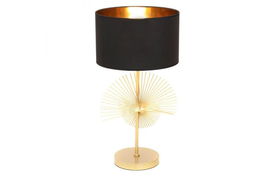 Настольная лампа Lumina Deco Fonti LDT 5534 GD+BK