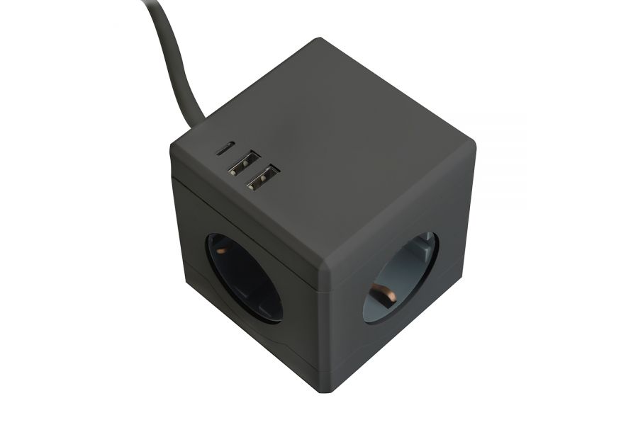 Удлинитель трехместный Stekker Comfort HM10-41-01 49657