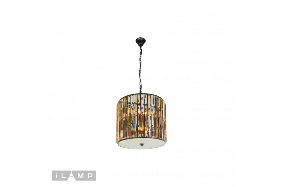 Подвесная люстра iLamp Royal 10390-5+5P BK