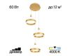 Подвесная люстра Citilux Дуэт CL719032