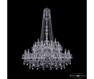 Подвесная люстра Bohemia Ivele Crystal 1411/20+10+5/400/h-155/2d Ni