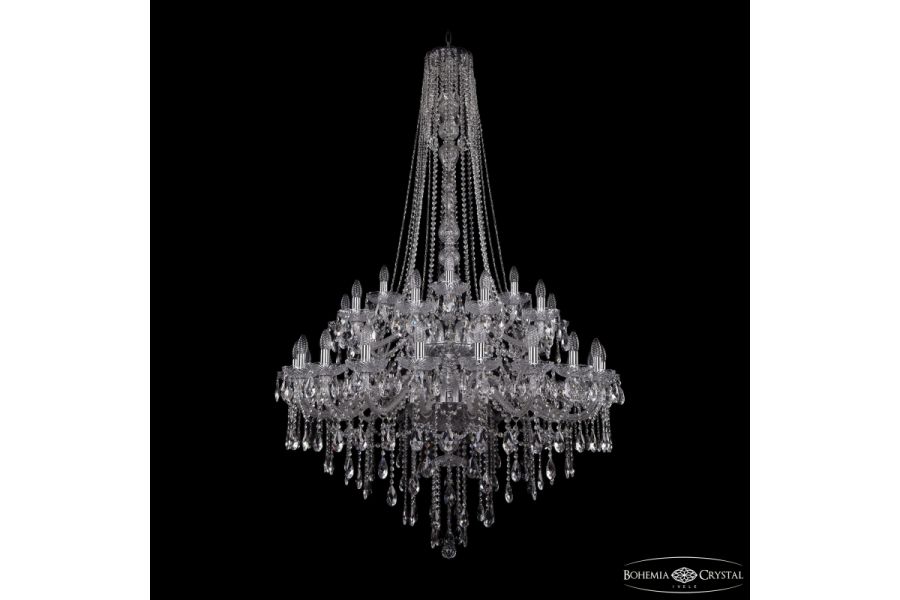 Подвесная люстра Bohemia Ivele Crystal 1415/20+10+5/400/h-185/2d Ni