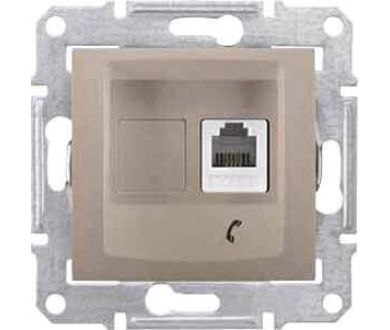 Розетка телефонная RJ11 Schneider Electric Sedna SDN4101168
