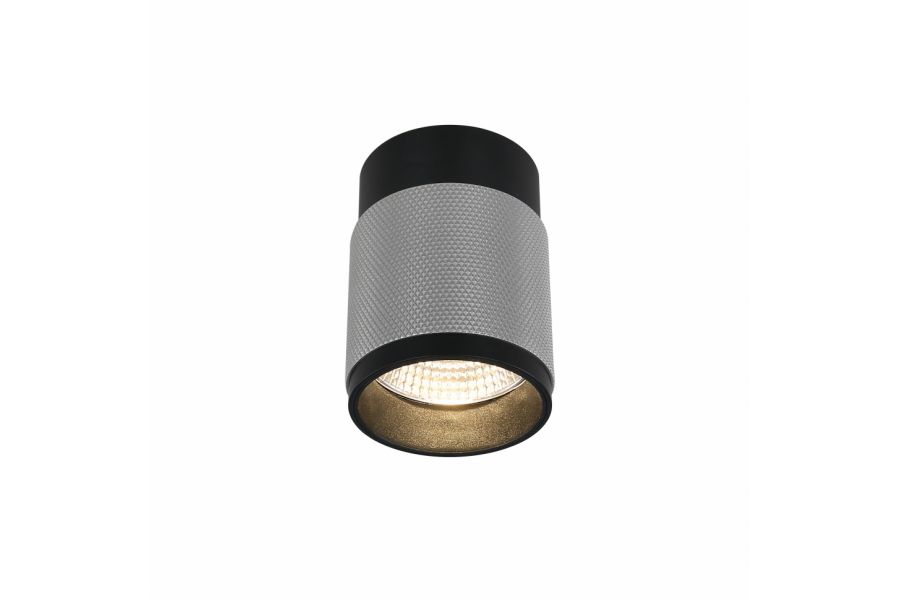 Накладной светильник iLedex Delta 1955-10W-3000K-36 BK+SL