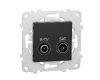 Розетка R-TV/SAT одиночная Schneider Electric Unica New NU545454