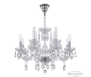 Подвесная люстра Bohemia Ivele Crystal 117/8+4/195 Ni