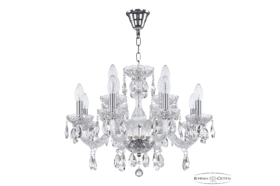 Подвесная люстра Bohemia Ivele Crystal 117/8+4/195 Ni