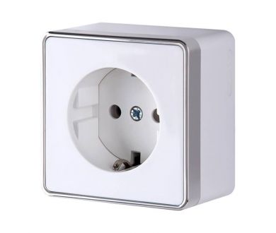 Купить Розетка с заземлением Werkel Gallant белый W5071001 4690389164460 Розетка с заземлением Werkel Gallant белый W5071001 4690389164460