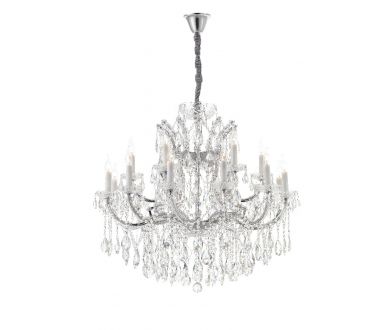 Подвесная люстра iLamp Diamond 6071-18 CR+CL