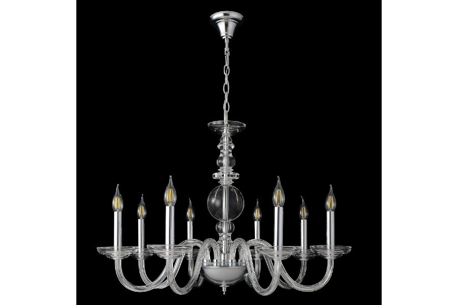Подвесная люстра Crystal Lux ARABESQUE SP8 CHROME