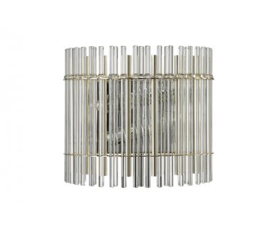 Настенный светильник Crystal Lux AURELIO AP2 GOLD+CHROME/TRANSPARENT