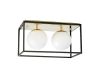 Потолочный светильник Lumina Deco Maldini LDC 8060-2 F.GD+BK