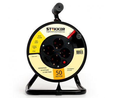 Удлинитель на катушке Stekker Standart STD01-40-50 49391