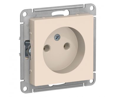 Розетка б/з, 16А, механизм Systeme Electric AtlasDesign Беж ATN000241