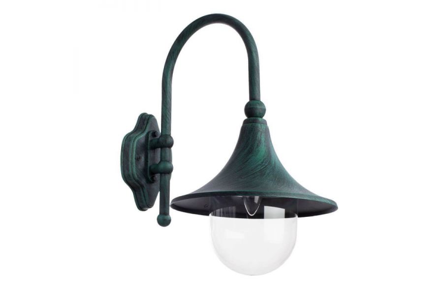 Уличный настенный светильник Arte Lamp Malaga A1082AL-1BG