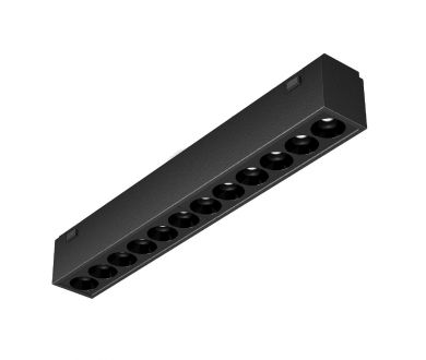Трековый магнитный светильник Arlight MAG-VIBE-LASER-L197-12W Day4000-MIX (BK, 24 deg, 48V, TUYA Zigbee) 044189