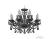 Подвесная люстра Bohemia Ivele Crystal 1411/8+4/195 Ni M731