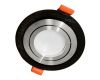 Встраиваемый светильник Lumina Deco Duka LDC 8062-D90 BK+SL