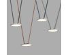 Трековый однофазный светильник Denkirs Belty Flow DK5567-WH+BK