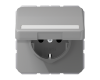 Розетка штепсельная Schuko Jung CD1520BFNAKLGR