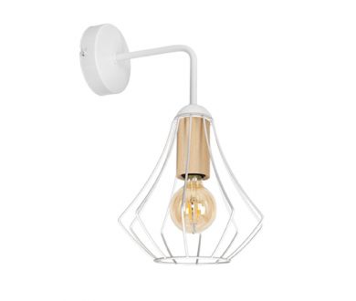 Купить Бра IMEX MD.9053-1-W-WH+WOOD Бра IMEX MD.9053-1-W-WH+WOOD