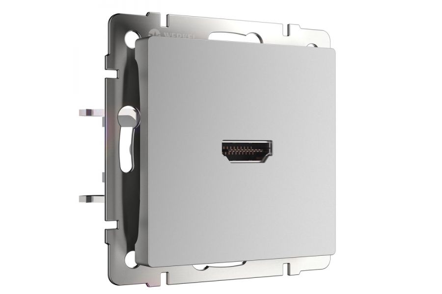 Розетка HDMI Werkel серебряный WL06-60-11 4690389110993 a039268