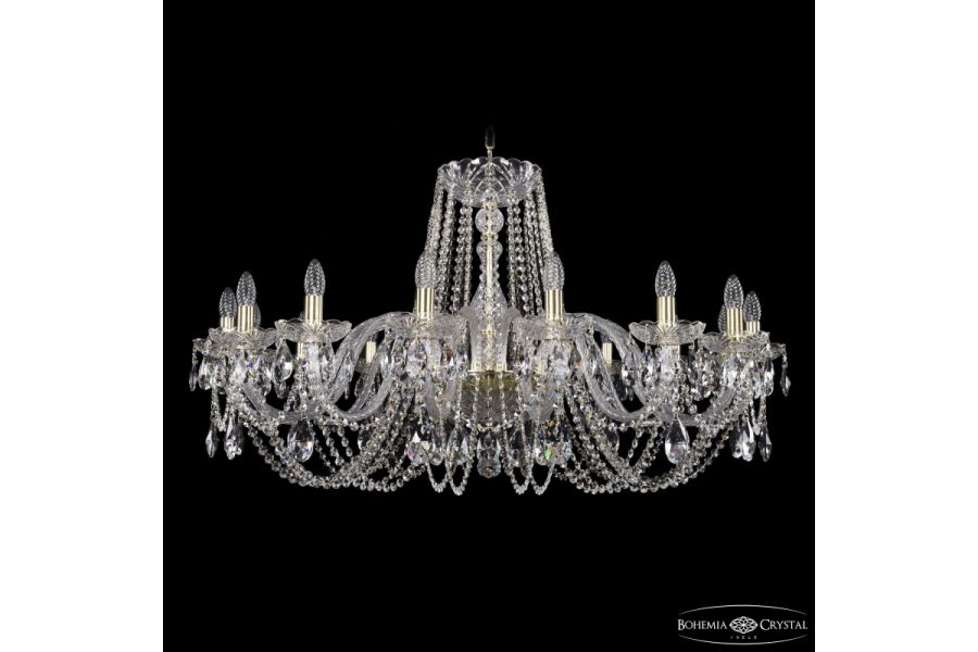 Подвесная люстра Bohemia Ivele Crystal 1402/16/400 G