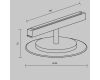 Трековый магнитный светильник Maytoni Relax TR107-4-5W-DS-BS