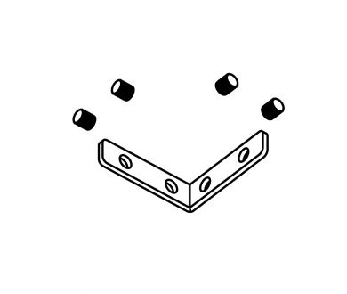 Коннектор угловой Favourite Logica 1014-CU-001