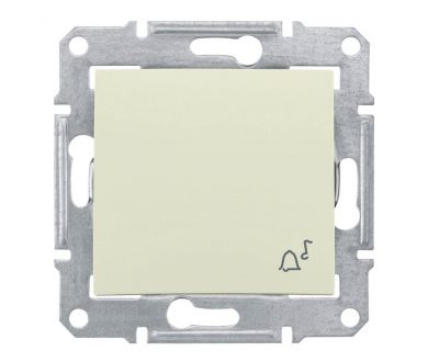 Выключатель кнопочный Звонок Schneider Electric Sedna 10A 250V SDN0800147