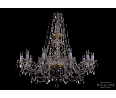 Подвесная люстра Bohemia Ivele Crystal 1411/10/360/XL-87 G