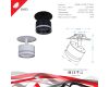 Встраиваемый спот Reluce 53024-9.0-001CT GX53 WT