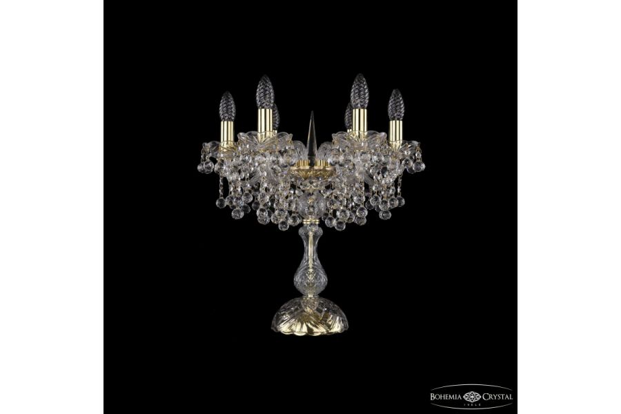 Настольная лампа Bohemia Ivele Crystal 1409L/6/141-47 G