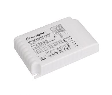 Блок питания Arlight ARJ-SP-60-PFC-DALI2-PD (60W, 9-71V, 0.35 -1.05A, IP20) 033732