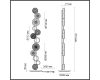 Торшер Odeon Light Caramella 5412/68FL
