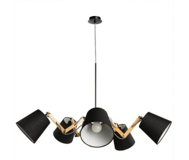 Купить Подвесная люстра Arte Lamp Pinocchio A5700LM-5BK Подвесная люстра Arte Lamp Pinocchio A5700LM-5BK