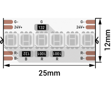 Светодиодная лента DesignLed DSG8A240-24-RGB-33 005762