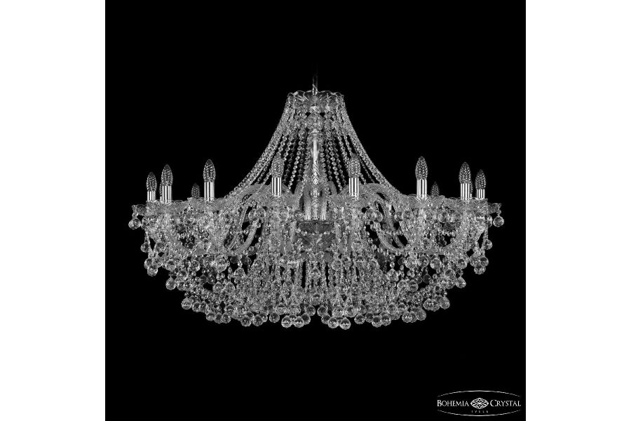 Подвесная люстра Bohemia Ivele Crystal 1409/16/400 Ni