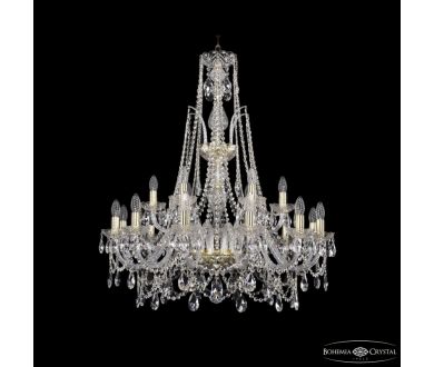 Подвесная люстра Bohemia Ivele Crystal 1411/12+6/300/XL-96 G